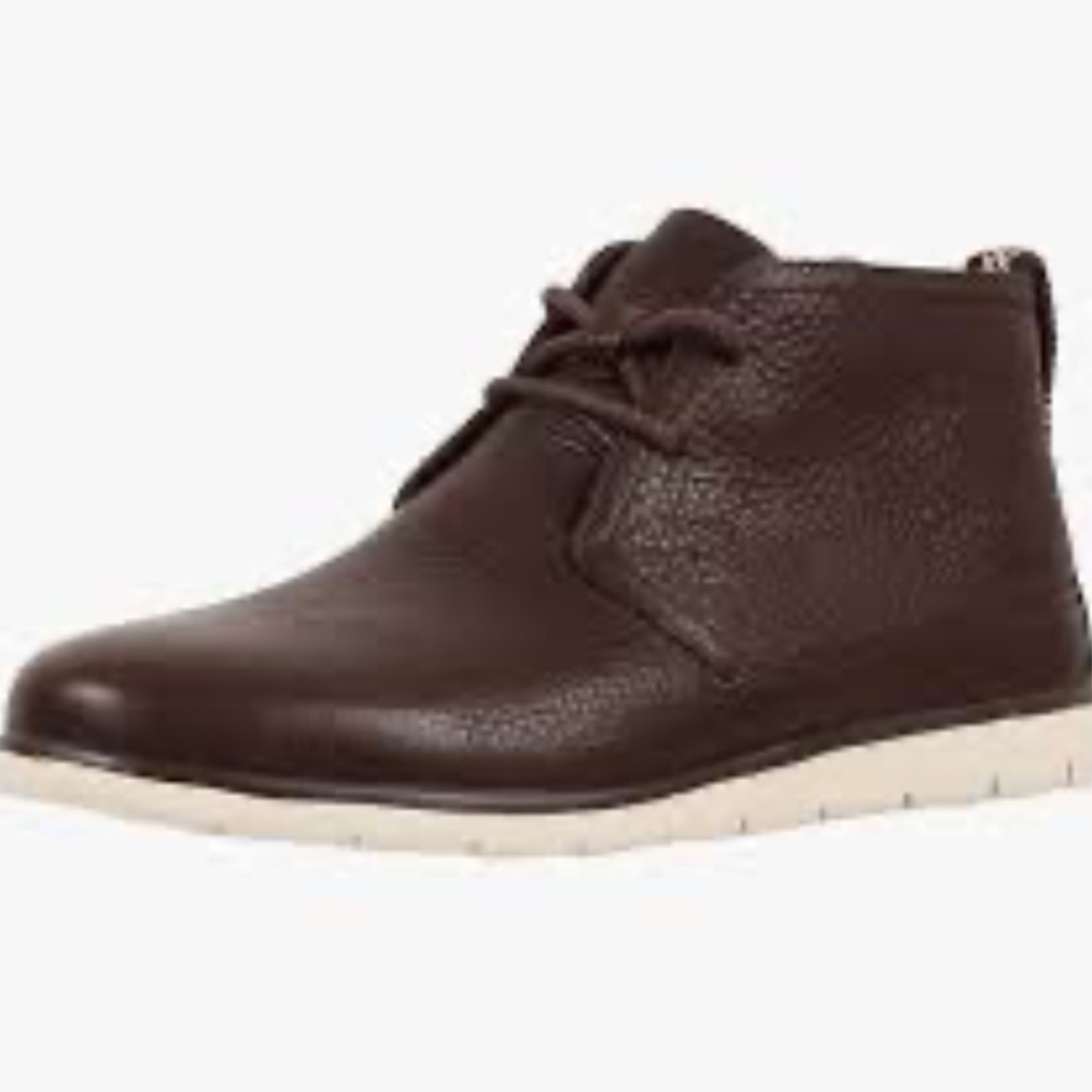 UGG Freamon Chukka Dark Brown Leather Desert Boots Men's Size 9